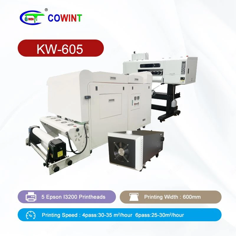 KW -605 5 Epson Printheads DTF Printer